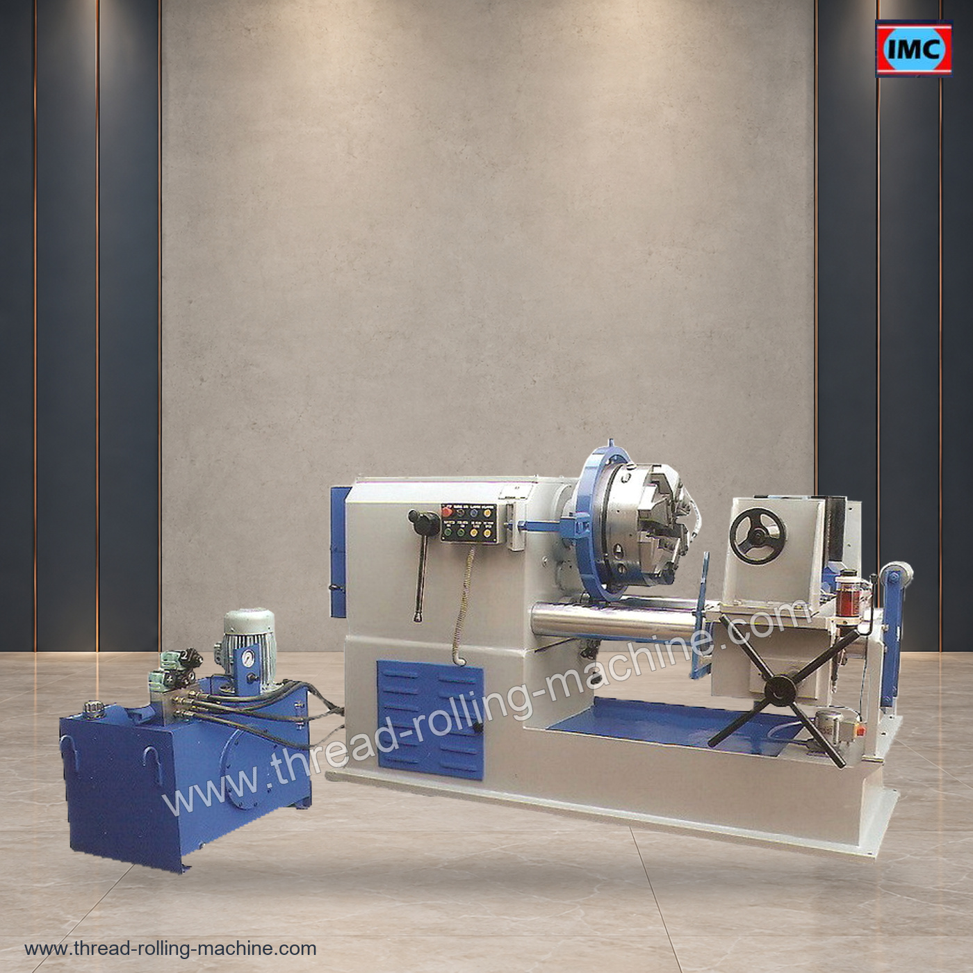 Hydraulic Pipe Threading Machine